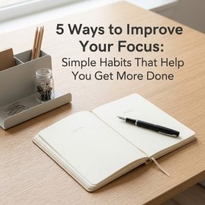 5 Ways to Improve Your Focus- Simple Habits That Help You Get More Done